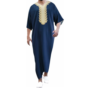 Jubba thobes สำหรับผู้ชายเสื้อผ้าอิสลามออกแบบใหม่ - Product Image 3
