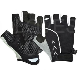 Vente chaude Unisexe PU Demi-Doigt Gants De Cyclisme Couleur Personnalisée Anti-Transpiration Respirant Équipement De Sport En Gros De Ville Fabriqué - Product Image 2