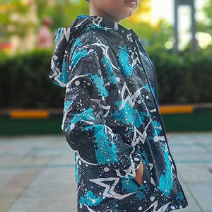 Veste coupe-vent pour enfants, vêtements d'extérieur légers et élégants, veste coupe-vent pour garçons et filles, à porter au quotidien - Product Image 4