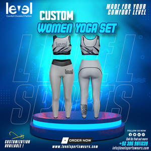 Athletic Fitness Yoga Sets Stretch-comfortable Custom Yoga Set Breathable Yoga Sets Fitness <b>Women</b> 2025 - Product Image 4