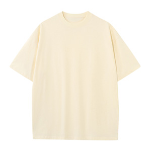 Haute qualité 240 Gsm poids lourd goutte épaule Streetwear T-Shirt coton personnalisé Sublimation surdimensionné blanc T-shirt pour hommes - Product Image 3