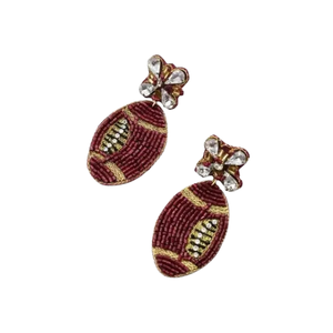 Boucles d'oreilles pendantes tendance et nouvelles 2026, luxe, perles de rocaille, broderie à la main, perles de jeu, pour femmes, Glowin Fashion - Product Image 3