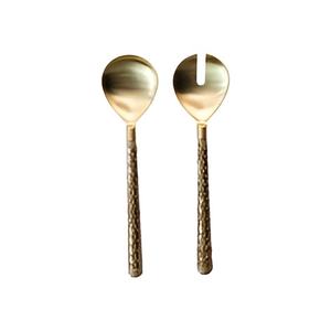 Vintage Handmade <b>Salad</b> <b>Server</b> Set With Premium Quality for Hotel Dinner Ware Tabletop and Wedding Decor Accessories Supplies - Product Image 1