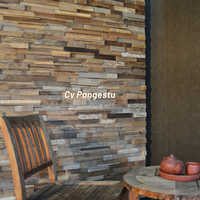 PANGESTU Panneaux Muraux 3D Modernes Non-Tissés Design Géométrique Insonorisants et Acoustiques pour Villa et Maison en Indonésie