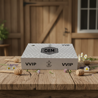 Nouveautés en gros VVIP – Coffrets cadeaux de miel ODM Power Platinum, comprenant 12 sachets de miel aux herbes de luxe