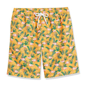 Lightweight 4-Way Stretch <b>Swim</b> Trunks for Men <b>with</b> Breathable Mesh <b>Liner</b> and Custom Logo Option for Beachwear - Product Image 3