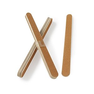 Limes à ongles Emery, lot de 10, classiques, double face, grain fin et grossier, robustes et durables pour manucures et pédicures - Product Image 2