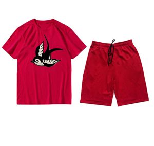 Conjunto de Verano para Hombre, Estilo Casual, Térmico, de Dos Piezas, Hip Hop, Camiseta y Pantalones Cortos, Ropa Deportiva Urbana - Product Image 6