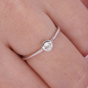 Classic Style 925 Sterling <b>Silver</b> Fine Jewelry <b>Cubic</b> <b>Zirconia</b> Moonstone Gemstone High Quality Diamond Gift Women Made Vietnam - Product Image 3