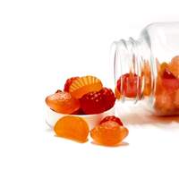 Originele Multivitamine Gummies voor Mannen - Voedingssupplement voor Volwassenen - Fruitvormig, Geconcentreerde Dosering, 2 Gummies per Portie