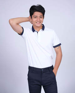 Polos classiques pour hommes Tissu extensible respirant à séchage rapide Polos pour femmes Uniforme d'affaires Fabricant de vêtements pour hommes - Product Image 6