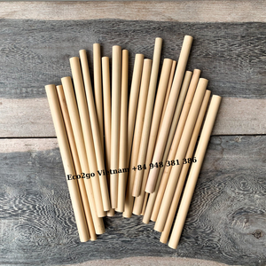 LOGO PERSONNALISÉ GRATUIT Pailles en bambou réutilisables Paille en bambou biodégradable et écologique de haute qualité et meilleur prix fabriquée au Vietnam - Product Image 5