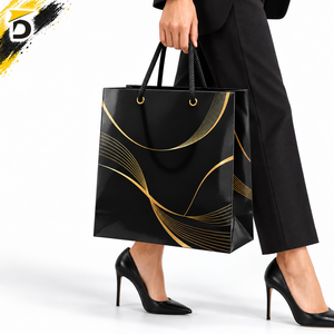 Sacs de courses légers avec poignées confortables et résistance fiable pour les magasins de détail et l'usage quotidien - Product Image 5