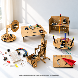 Kit de robot STEM en bois Innov8r de niveau 7, modèle d'assemblage mécanique, expérience scientifique, ensemble de construction pour enfants - Product Image 1
