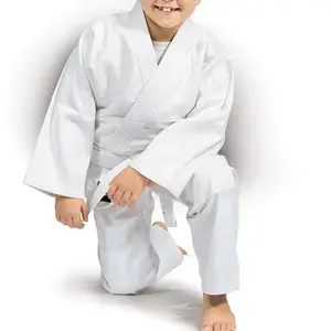 Wholesale Custom Judo Uniform Clothes Martial Arts Fabric Material Breathable Light Weight Judo Uniform