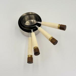 Tazas Medidoras de Acero Inoxidable Personalizadas con Mango de Resina para Medir, Cuchara para Café en Grano, para Té, Azúcar en Polvo - Product Image 3