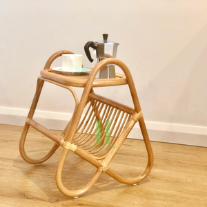 Minimalist Rattan Side <b>Table</b> for Living Room Set of 2 Rattan <b>Coffee</b> <b>Table</b> Customized <b>Wicker</b> Console <b>Table</b> From HNH Craft - Product Image 6