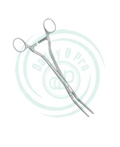 Pince pour atrauma Pince chirurgicale incurvée en acier inoxydable Gynécologie Occlusion tangentielle atraumatique Instruments chirurgicaux Base - Product Image 4