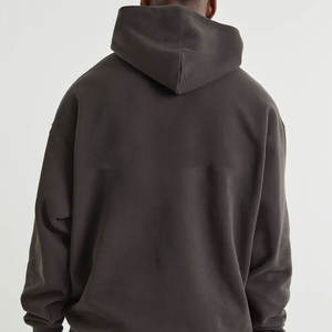 À la mode 480 Gsm Pull Over Hoodies Hommes 100% Coton Lourd En Détresse En Gros Hoodies Surdimensionné Pierre Vintage Lavé Garçons - Product Image 2