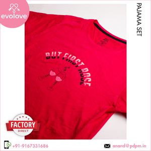 Muy conveniente 100% algodón señoras vestido de noche ropa de dormir media manga 2 piezas pijama conjunto para mujeres a un precio confiable - Product Image 4