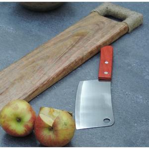 Tabla de cortar de madera de calidad superior para uso en la cocina para cortar verduras, carne y queso con facilidad de La India - Product Image 1