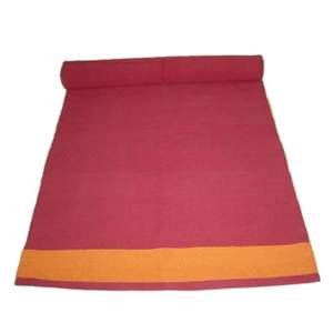 เสื่อโยคะมายซอร์ทำมือจากผ้าฝ้าย 100% ผลิตภัณฑ์แบบดั้งเดิมและเป็นมิตรกับสิ่งแวดล้อม - Product Image 4