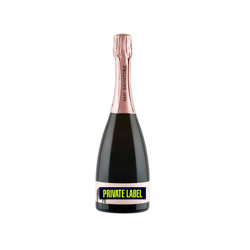 Top Quality Gioi' Italian IGP Sparkling Wine Brut Rose' 12% alc Glass Bottle 0,75L 6 bottles*box For Aperitif Private Label