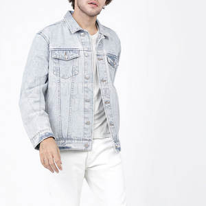 Meilleur prix Veste en jean pour hommes Veste en jean personnalisée Veste d'hiver en jean confortable à vendre - Product Image 6