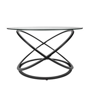 Tempered Glass Side <b>Table</b> Eco-Friendly Living Room Coffee <b>Tables</b> Retro <b>Round</b> Corner Salon Mirror Modern Luxury - Product Image 1