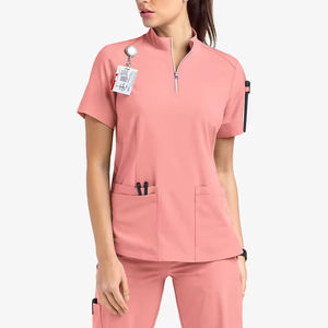Vêtements de travail pour infirmières et médecins en tissu tissé écologique en gros, uniformes de travail pour hôpital, chemises de travail pour infirmières. - Product Image 1