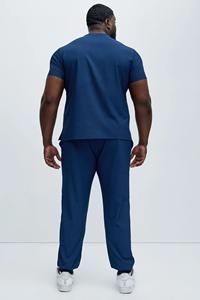 Acheter en gros col en V Design Jogger style gommages unisexe gommages médicaux infirmière à manches courtes ensemble de gommage tissu polyester - Product Image 4