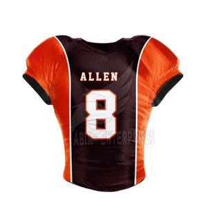 Services OEM Dernier Style Respirant à Manches Courtes Maillot de Football Américain de Haute Qualité Conception Personnalisée - Product Image 2