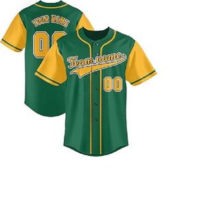 Jersey de béisbol transpirable de alta calidad Tipo de patrón sólido - Product Image 6