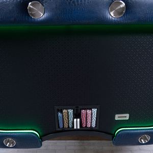 โต๊ะโป๊กเกอร์ทำจากไม้แบบพกพาปรับแต่งได้หรูหราทันสมัยดีไซน์เป็นรูปวงรีทรงรีพับเก็บได้ - Product Image 3