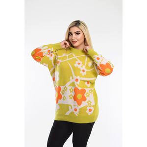 Pull en tricot ample à motifs floraux pour femmes de haute qualité expédition rapide produits tendance - Product Image 5