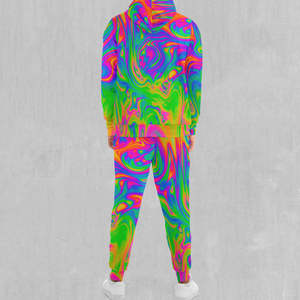 Survêtement à capuche léger pour l'entraînement hivernal Matériau à séchage rapide pour une fraîcheur toute la journée Motif solide - Product Image 2