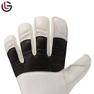 Professional High Quality Leather Youth Soccer Goalkeeper <b>Gloves</b> with <b>Finger</b> Spines No Slip Four Seasons for Outdoor Use - Product Image 4