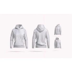 Sweat à capuche 3D surdimensionné unisexe en tissu polaire de haute qualité, écologique, lourd et personnalisé pour l'hiver - Product Image 6