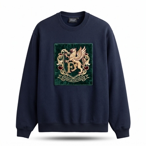 เสื้อสเวตเชิ้ตผ้าฟลีซคอกลมแบบยูนิเซ็กซ์ สีเขียวอมฟ้า ทรงปกติ พิมพ์ลาย สวมใส่สบายๆ สำหรับฤดูใบไม้ผลิ กันลม ระบายอากาศได้ดี เป็นมิตรกับสิ่งแวดล้อม - Product Image 1