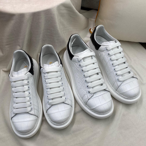 Zapatillas Deportivas <span class=keywords><strong>de</strong></span> <span class=keywords><strong>Piel</strong></span> <span class=keywords><strong>de</strong></span> Cocodrilo 100% con Cordones, Cómodas, Blancas, Casuales, para Hombre y Mujer, Diseño <span class=keywords><strong>de</strong></span> Estrella, Versátiles para Parejas - Product Image 1