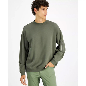 Sweat-shirt pour homme pour les saisons fraîches, fabriqué en tissu tricoté doux qui offre une couverture thermique et une coupe décontractée, adapté à un usage quotidien - Product Image 5
