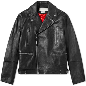 Chaqueta de moto de cuero cálida de invierno personalizada para hombre, abrigo decorativo para motocicleta de Turismo, chaqueta de cuero genuino hecha en Pakistán - Product Image 1