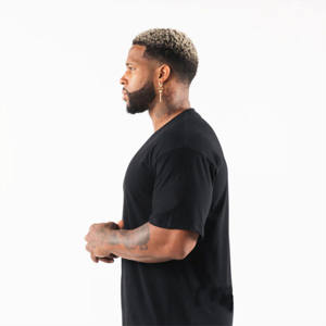 T-shirt d'été en coton personnalisé pour hommes-Séchage rapide, évacuation de la transpiration, sports pour jeunes, coupe ample à manches courtes - Product Image 3