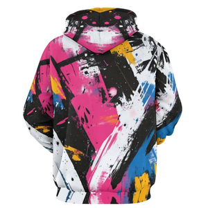 Professionnel numérique imprimé Sublimation impression complète sweat à capuche décontracté hommes Hip Hop Street Wear basiques sweats à capuche Fo garçons - Product Image 3