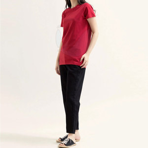 เสื้อยืดผู้หญิงคุณภาพดีจากโรงงานโดยตรง ขายดีที่สุด ผลิตในปากีสถาน - Product Image 4