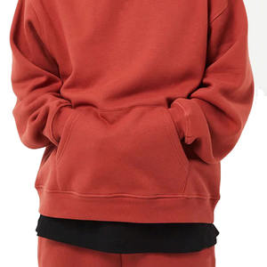 เสื้อฮู้ดทรงโอเวอร์ไซส์สำหรับผู้ชายเสื้อฮู้ดแฟชั่นมีลายพิมพ์ดีไซน์และปกเสื้อซับในงานตามสั่ง - Product Image 6