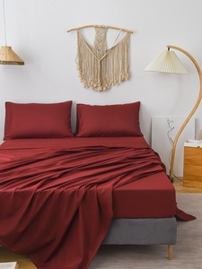 Draps en coton ajustés, modernes, minimalistes, solides, luxueux, 500 fils, ultra doux, respectueux de la peau, respirants, résistants à l'eau, écologiques - Product Image 5