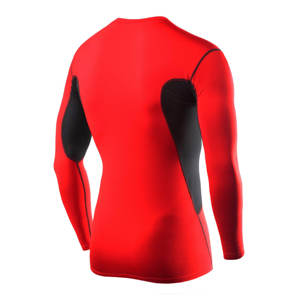 Camisetas de compresión de LICRA y poliéster con logotipo personalizado, camisetas atléticas de manga larga para entrenamiento en el gimnasio, Camisetas interiores para gimnasio, capas base - Product Image 2