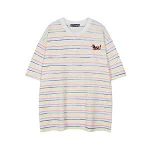 Camiseta informal transpirable de algodón 100% de moda de verano para hombre, ajuste Regular personalizado - Product Image 2