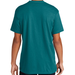 เสื้อยืดสตรีทแวร์ผ้าคอตตอนธรรมดาพิมพ์ลายโลโก้หรือดีไซน์ของคุณสำหรับผู้ชาย - Product Image 2